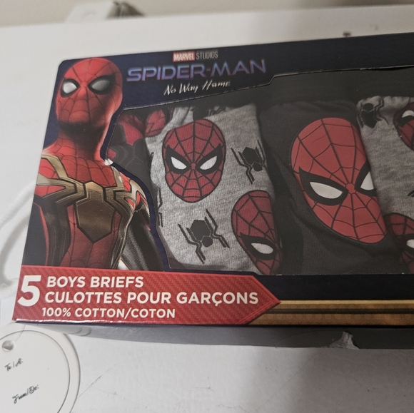 Spider Man No Way Home Boys Breifs Size 8 - Picture 4 of 5